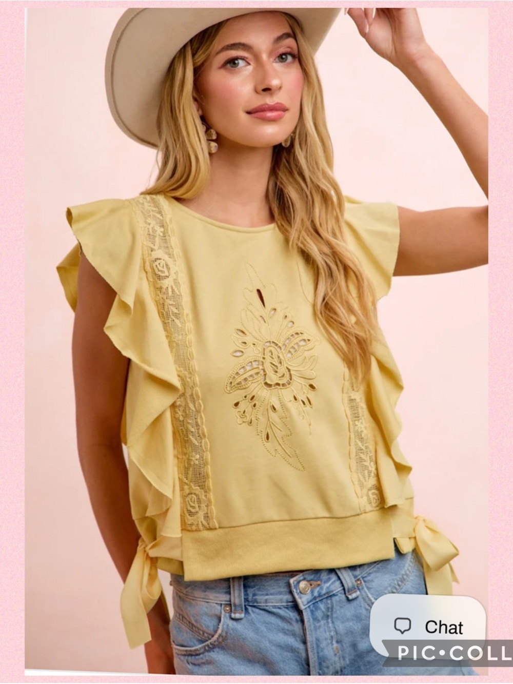 💖French Terry Ruffle Sleeve Top💖